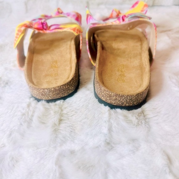 Mata Tye Dye Flat Form Fit Slip On Sandals - Picture 6 of 7